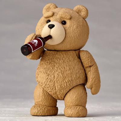 China China Custom Resin Cute Bear Stock PVC Model Figure for sale