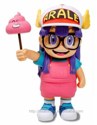 China Cartoon Toy Custom Made Vinyl Toy, 10 Years Stock Number Toys Cartoon Arale Vinyl Factory OEM, Lovely Arale Anime Figure Toy Doll Gift for sale