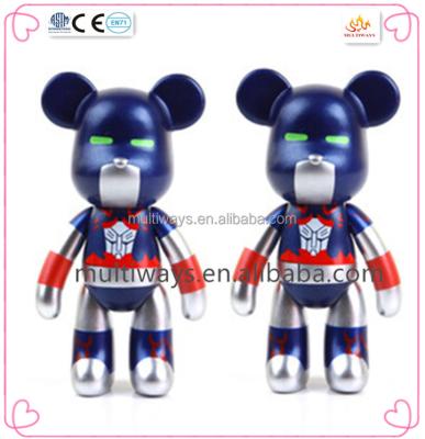 China Wholesale Cartoon Toy Robot Bear Vinyl Dolls for sale