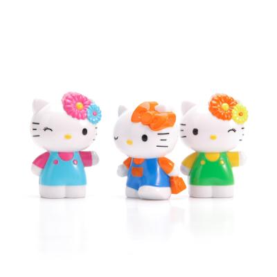 China Cartoon Toy Lovely And Lovely Eco-friendly Hello Kitty Plastic Toys For Promotion Gift for sale