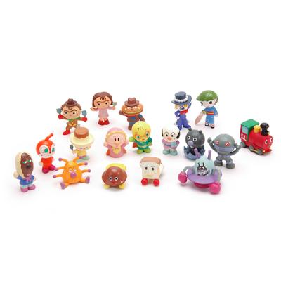 China Custom Cute Europe PVC Cartoon Figure Toys Sets Stock Number Factory for sale