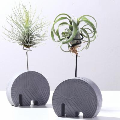 China Modern Small Elephant Office Pedestal Pineapple Air Decoration Home Office Anti Radiation Air Plant for sale