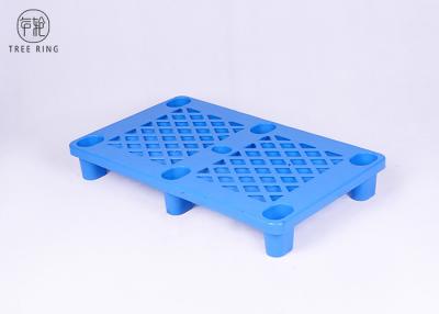 China 1000 * 600 * 140 Semi HDPE Plastic Pallets , Plastic Pallet Deck Dents Resistant for sale