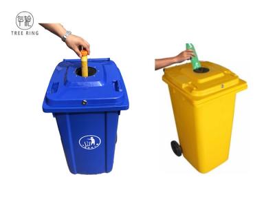 중국 100 Lt Plastic Rubbish Bins Waste Wheelie 궤 자물쇠와 고무 마개를 가진 120 리터 판매용