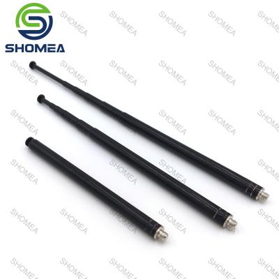 China SHOMEA Customized Black Stainless Steel Telescopic Antenna With Male Thread for sale