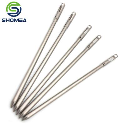 China SHOMEA Customized 304/ 316  Stainless steel flaring tube with cut slot for sale