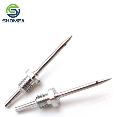 China SHOMEA Custom 304/316 Stainless Steel Conical tip needle with male thread for sale