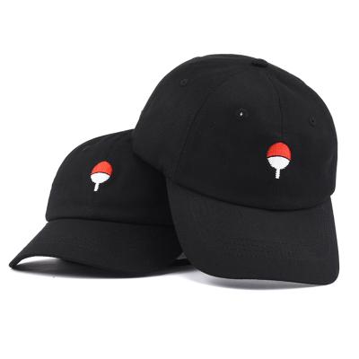 China JOINT Design Your Own 6 Panel Dad Hats Unisex Black Baseball Cap Embroidered Hat for sale