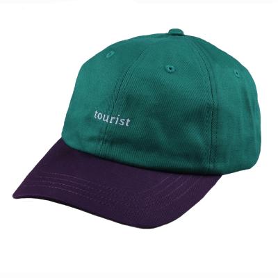 China Joint Wholesale Design Two Tone Custom Dad Hat for sale