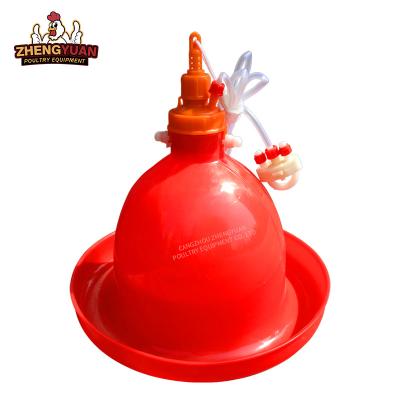 China Poultry Farm Chicken drinking No leakage plastic Bell Chicken Waterer Automatic plasson type poultry drinker for chicken water system for sale