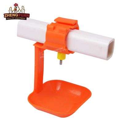 China Poultry drink water Drinker Cups Plastic Drinking Broiler Water Nipple Hanging Chicken Drink Water Nipple Cup for sale