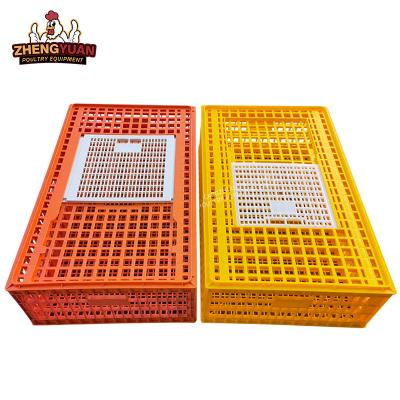 China Farm Transport chicken PP Materials chicken transport cage chick turnover box poultry plastic transport crate for duck chicken pigeon for sale