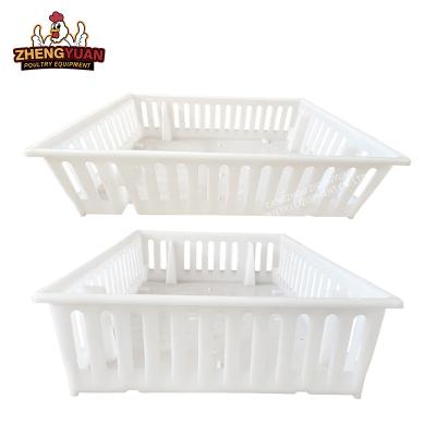 China Farm Transport chicken wholesale chick baby chicken plastic transport crate cages poultry cages white cages for sale