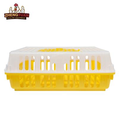 China Farm Transport chicken Portable Automatic plastic chicken chick cage crate chicken house live chicken transport cage poultry for sale