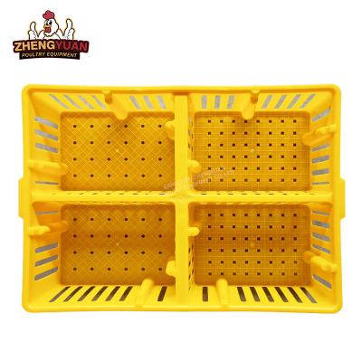 China Farm Transport chicken Chicken farm equipment transport cage large size poultry crates plastic transport basket for sale