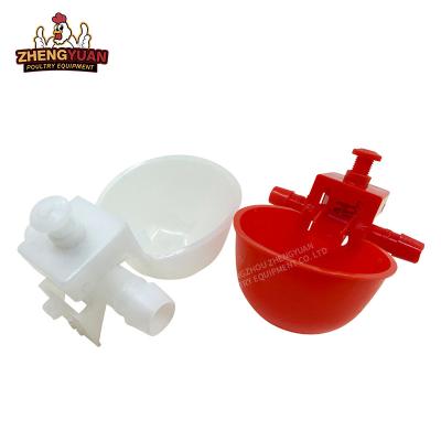 China Poultry Farm Chicken drinking drinker for pigeon quail Chicken Nipple drinkers cup bowl bird cage use Connecting water pipe for sale