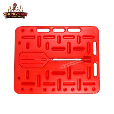 China Pig farm drinker equipment Good quality red sorting herding board plate red pig fence panels baffle Pig Equipment Accessories for sale