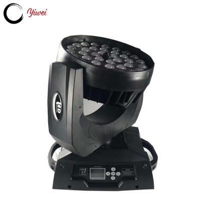 China Classic hot sale stage events stage lights 36X10W rgbw 4in1 led buzz wash moving head light for sale for sale