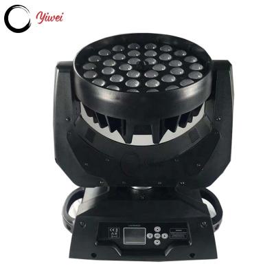 China Stage Events Factory Offer Classic Led Stage Moving 36X10W Light rgbw 4in1 Wash Wash Moving Light Moving Head Light for sale