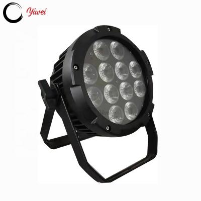 China The stage events factory sale waterproof high brightness 12X18W battery cable the par light dmx control rgbwauv 6 in 1 for sale