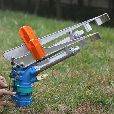 China Garden Irrigation 360 Degree Rotating Long Range Rain Agricultural Gun Sterilize Automatic Metal Sprinkler Gun for sale