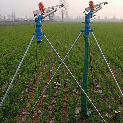 China Garden Irrigation 360 Degree Rotating Long Range Rain Agricultural Gun Sterilize Automatic Metal Sprinkler Gun for sale