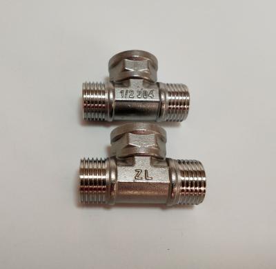 China Wholesale Gas Tube Fitting Union 1 Female 2 Male 304 Stainless Steel Tee Fitting 1/2