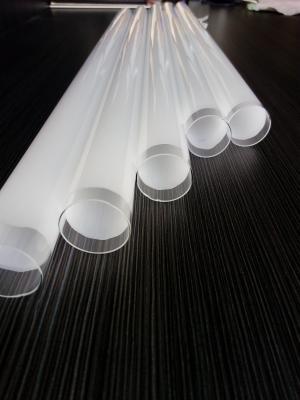 China Super Transmittance Led Tube Housing With High Adhesive Coating for sale