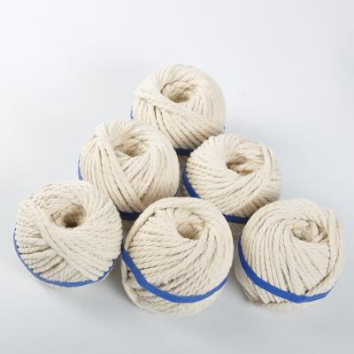 China Gift Cotton Rope Ball Cotton Packaging Wholesale Colored 1.5-1.8mm 100% Cotton Rope Macrame Cord Ball Cook For DIY for sale