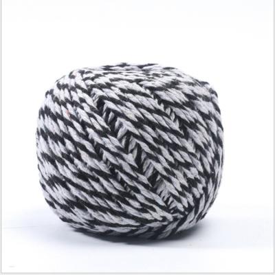 China Gift Wrapping China Yarn Manufacturer Recycle Cotton Yarn Cotton Twine Rope and Cotton Twine Ball Cheap Wholesale for sale