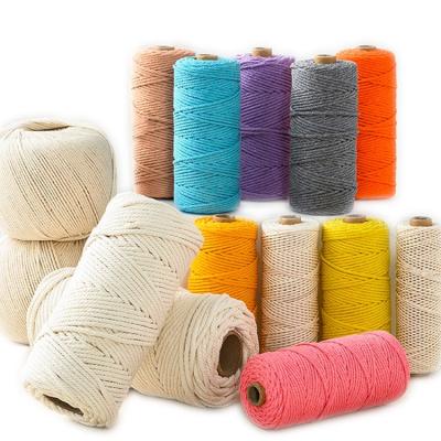 China Gift Wrapping 4mm Single Strand Macrame Rope Macrame Rope for sale