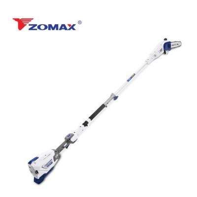 China ZOMAX Anti-Slip Pole Saw Electric Extendable Chainsaw Pole Cordless Chainsaw for sale