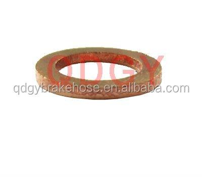 China QDGY Manufacturer 10mm Bonded Copper Gasket For Pipe Bolts for sale