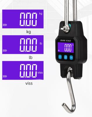 China ABS Plastic 300kg 660lbs Digital Hanging Scale With Myanmar VISS for sale