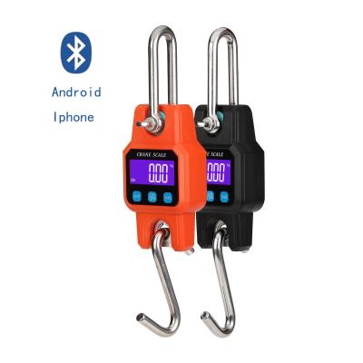 China Portable Hanging Bluetooth Scale Weight Hook Digital Hanging Scale With Blue-tooth for sale