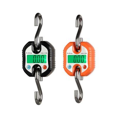 China Weight Measuring Mini Portable Crane Hanging Scale LCD Digital Industrial Hook Scale Electronic Hook Scale for sale