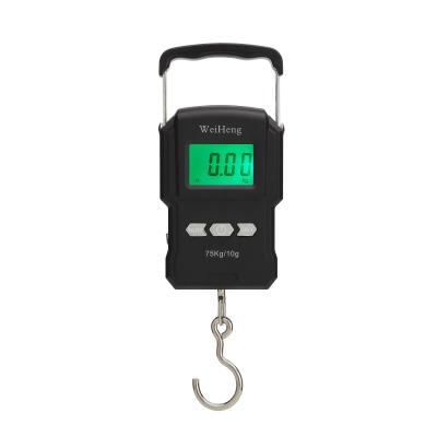 China Weight Measuring Reliable Supplier 75kg Fishing Portable Luggage Scale Digital Scale With Good Quality for sale