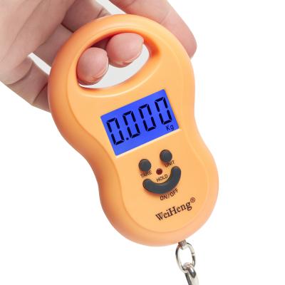 China Customize BIG HOOK Portable Luggage Scale 50 Kg Pocket Digital Weigh Scale 50kg for sale