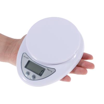 China With Tray Guangzhou Weiheng Price 5 Kg Mini Kitchen Balance Scale Digital Scale for sale