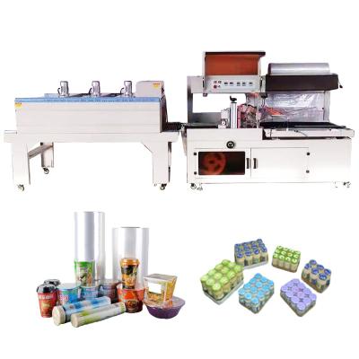 China Semi-automatic Heat Seal Beverage Shrink Envelope Tunnel Shrink Paper Packaging Machine for sale