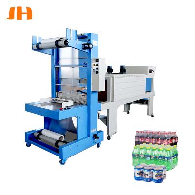 China Semi-automatic Bottled Water/Food Heat Film Shrink Packaging Machine Bottled Juice Cola Shrink Water Bottle Packaging Machine Film for sale