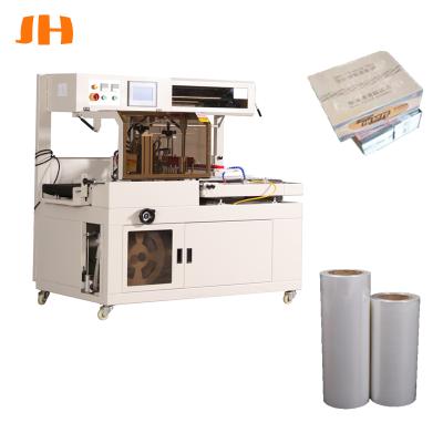 China Semi Automatic Bar Sealer Shrink Wrapping Beverage POF PE Film L Machine for sale