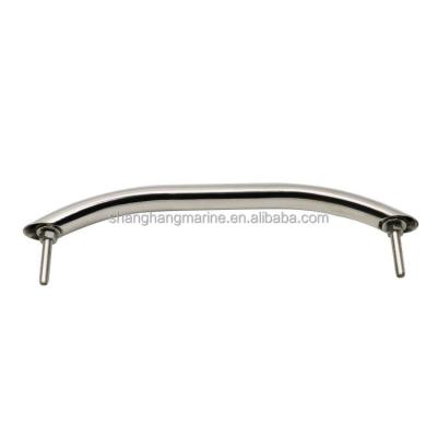 China Easy Install Stainless Steel Boat Handrail Heavy Duty Grab Handle Marine Polished Marine Handrail for sale