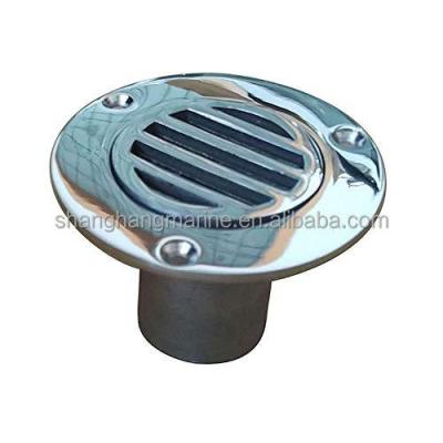 China Stainless steel Boat Floor Deck Drain 1-1/2