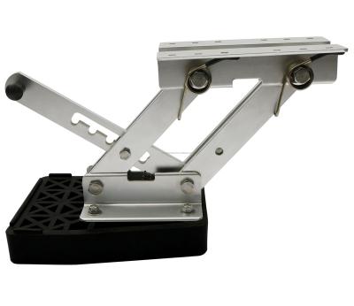 China Easy Install Boat Aluminum Outboard Motor Bracket Kicker Heavy Duty 2 Stroke 7.5-20HP Motor Bracket for sale