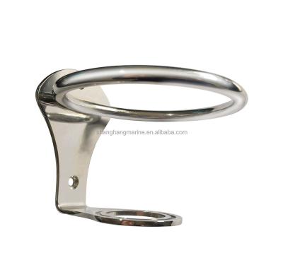 China Easy Install Stainless Steel Cup Drinking Holder Boat Parts Auto Car Truck Camper RV Insert High Quality Cup Holder for sale