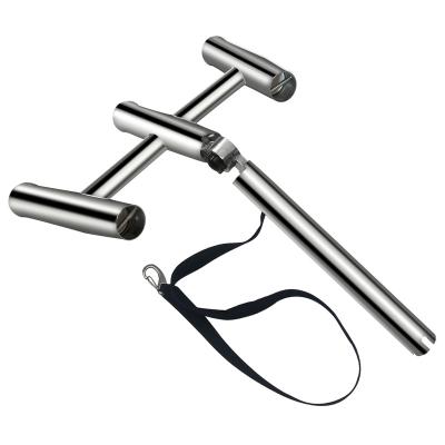 China 3 tube Stainless Steel Trident Outrigger Stylish 3 Tube Fishing Rod Holder for sale