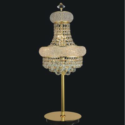 China Retro Trend Cheap Gold Crystal Led Color Changing Lamp Base Lamp With Base Switch for sale