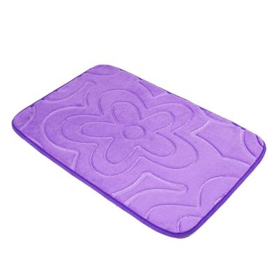 China 100%Polyester Exquisite Workmanship Washable High Quality Customized Door Anti-Slip Mat For Household for sale