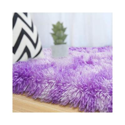 China Soft Modern 100% Polyester Indoor Flooring Rug Rectangular Shaggy Carpet for sale